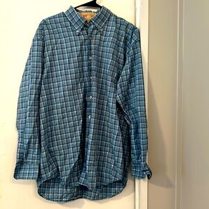 Hagar Forevernew long sleeve casual button down shirt for men. Size L